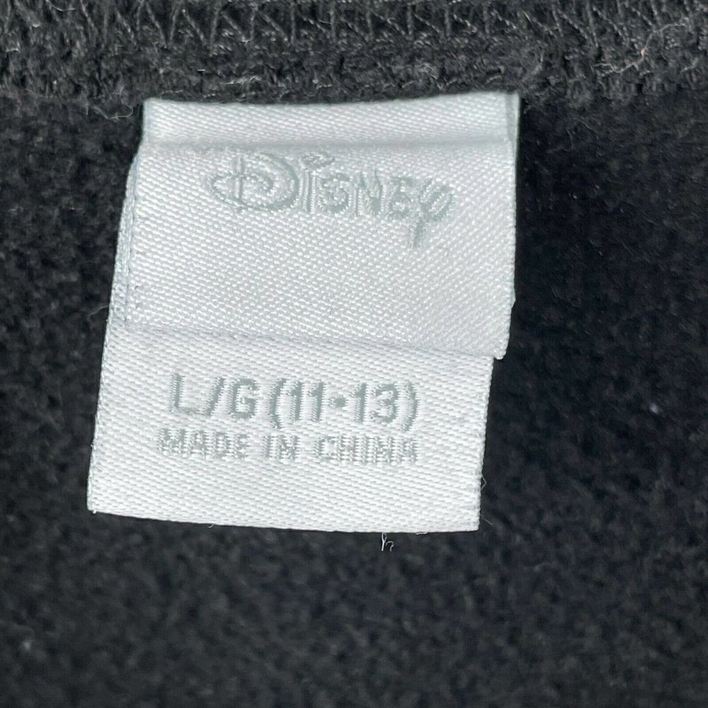 Disney TheĀ Lion King Sweatshirt Black Crewneck Juniors SizeāL 11-13 SimbaāNala - Picture 4 of 5